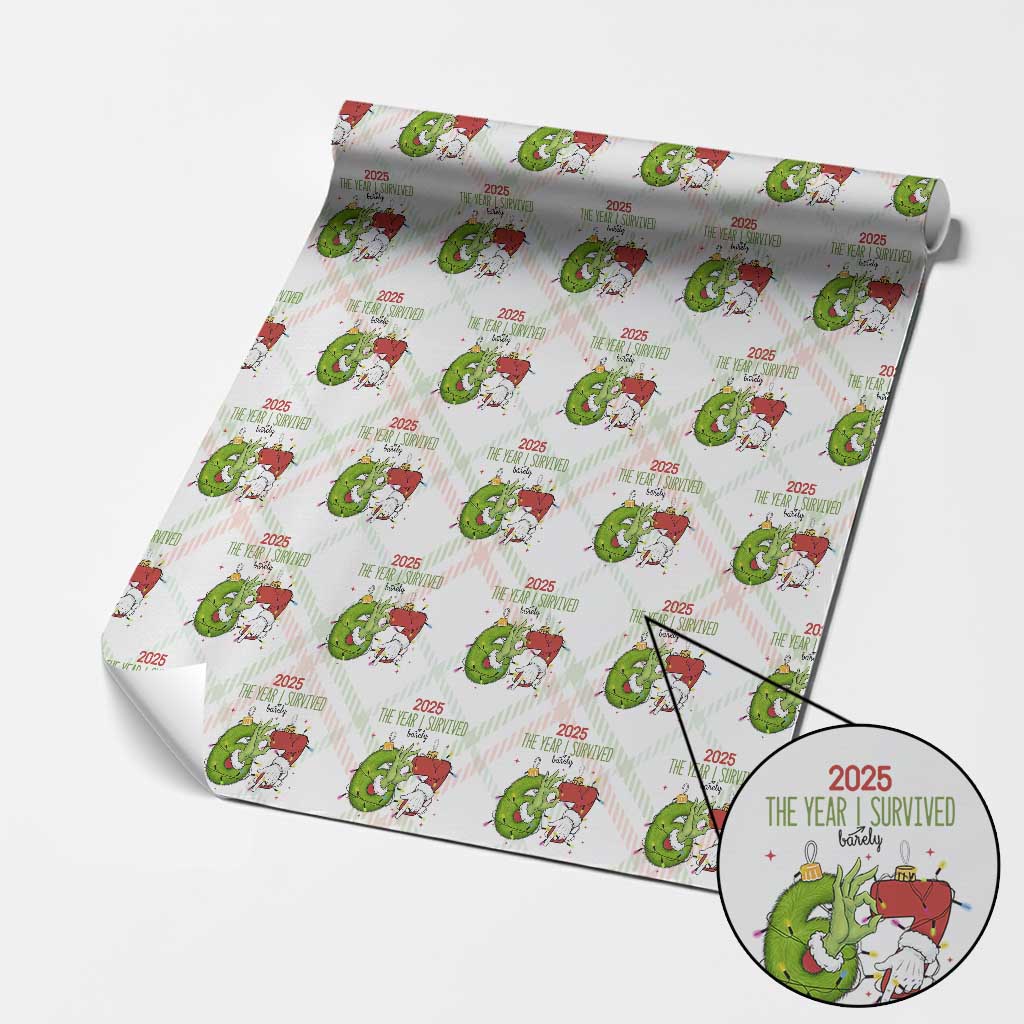 The Year I Survived 67 Six Seven Christmas Meme Wrapping Paper Roll - Wonder Print Shop