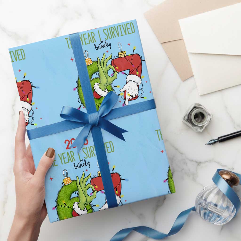 The Year I Survived 67 Six Seven Christmas Meme Wrapping Paper Roll - Wonder Print Shop