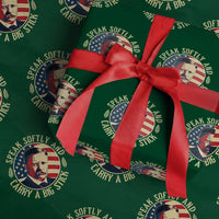 Theodore Roosevelt Quote American President Wrapping Paper Roll Speak Softly and Carry a Big Stick