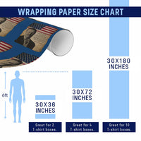 Theodore Roosevelt Quote Wrapping Paper Roll American President History