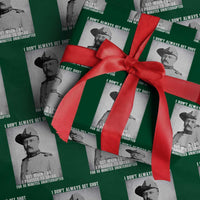 Theodore Roosevelt Quote Wrapping Paper Roll I Don't Always Get Shot But When I Do