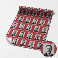 Theodore Roosevelt Quote Wrapping Paper Roll Speak Softly and Carry A Big Stick