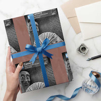 There is Motion at Your Front Door Wrapping Paper Roll Tung Tung Tung Sahur Italian Brainrot Meme