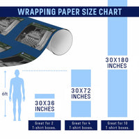There is Motion at Your Front Door Funny Shark Motion Meme Wrapping Paper Roll