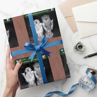 There is Motion at Your Front Door Wrapping Paper Roll Funny Golden Retriever Dog And Lion Motion Meme - Wonder Print Shop
