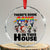 There's Some Gays in This House Crystal Glass Ornament Funny LGBTQ+ Horror Character Pride Mashup - Wonder Print Shop