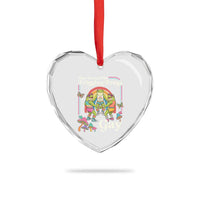 They Turned The Frigging Frogs Gay Heart Crystal Glass Ornament Funny LGBTQ Pride Month