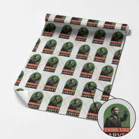 Think Like Garvey Wrapping Paper Roll Civil Rights Leader Gift