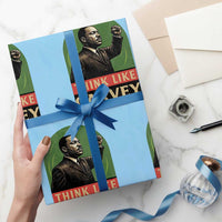 Think Like Garvey Wrapping Paper Roll Civil Rights Leader Gift