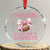 This Girl Loves Her Cowboys Crystal Glass Ornament Pink Bow Football Fan Gift - Wonder Print Shop