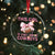 This Girl Loves Her Cowboys Crystal Glass Ornament Pink Bow Football Fan Gift - Wonder Print Shop