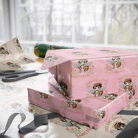This Girl Loves Saint Michael Wrapping Paper Roll Catholic Faith Gift