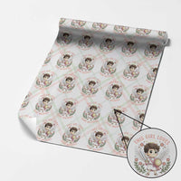 This Girl Loves Saint Michael Wrapping Paper Roll Religious Faith Gift