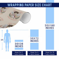 This Girl Loves Saint Michael Wrapping Paper Roll Religious Faith Gift