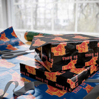 This Is Bull Shit Wrapping Paper Roll Bullshit Sarcastic Embarrassing Gag Gifts - Wonder Print Shop