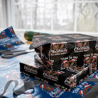 This Is My 67 Christmas Pajama Wrapping Paper Roll Funny Six Seven Buffalo Plaid Sleep Shirt Hot Xmas - Wonder Print Shop
