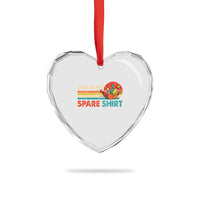 This Is My Spare Bowling Heart Crystal Glass Ornament Bowler Funny Team