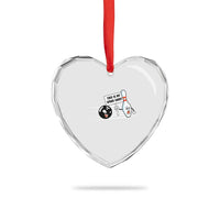 This Is My Spare Shirt Heart Crystal Glass Ornament Funny Bowling Gift - Wonder Print Shop
