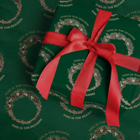 This Is The Season This Is The Reason Christian Christmas Wrapping Paper Roll - Wonder Print Shop