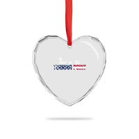 This is The Turning Point Heart Crystal Glass Ornament Patriotic American Flag Graphic - Wonder Print Shop