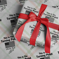 This is The Turning Point Wrapping Paper Roll American Flag A True Patriot Statement - Wonder Print Shop