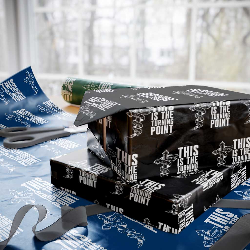 This is the Turning Point Wrapping Paper Roll Husband Father Patriot Charlie Kirk Tribute Christian Faith - Wonder Print Shop