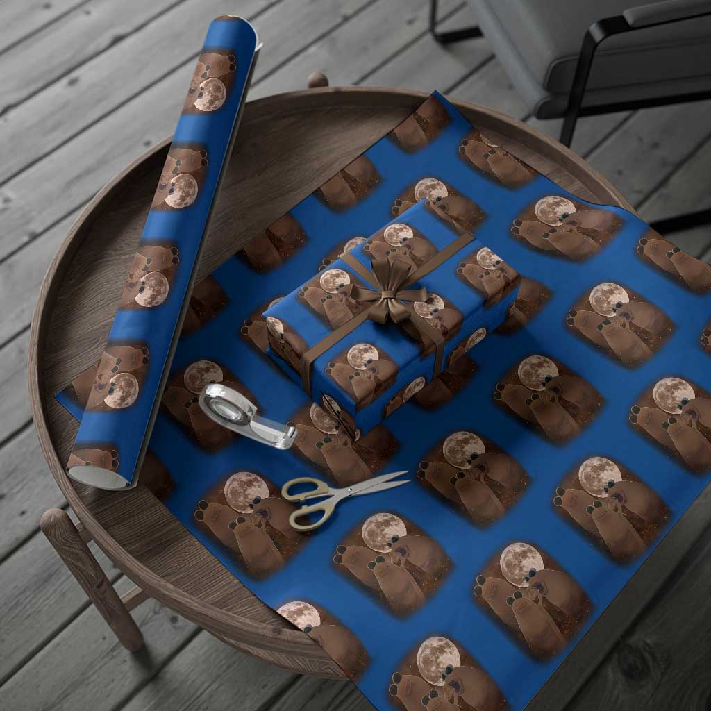 Three Marcus The Worm Moon Wrapping Paper Roll Funny Weird Cursed Meme - Wonder Print Shop