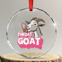 Throat Goat Crystal Glass Ornament Sarcastic Adult Humor - Wonder Print Shop