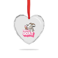 Throat Goat Heart Crystal Glass Ornament Sarcastic Adult Humor - Wonder Print Shop