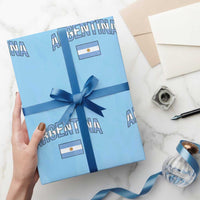 Throwback Argentina Pride Wrapping Paper Roll Vintage Flag Heritage Gift