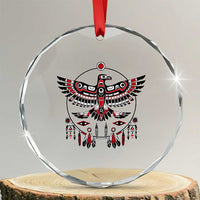 Thunderbird Native American Northwest Coast Art Crystal Glass Ornament