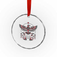 Thunderbird Native American Northwest Coast Art Crystal Glass Ornament
