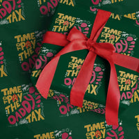 Time To Pay The Daddy Tax Wrapping Paper Roll Dungeon Gamer Dad Father’s Day