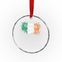 Tiocfaidh Ar La Crystal Glass Ornament Vintage Irish Ireland Flag - Wonder Print Shop
