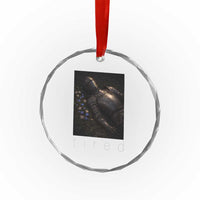 Tired Knight Crystal Glass Ornament Gothic Medieval Fantasy - Wonder Print Shop