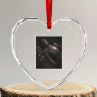 Tired Knight Heart Crystal Glass Ornament Gothic Medieval Fantasy - Wonder Print Shop