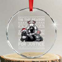 Tis The Season For Justice Crystal Glass Ornament Harambe Peanut Fred Xmas TS11