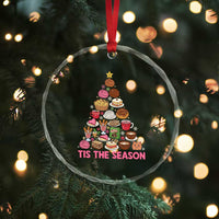 Tis The Season Mexican Christmas Crystal Glass Ornament - Wonder Print Shop