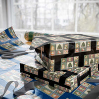 Tis The Season To Be Wheeky Wrapping Paper Roll Christmas Guinea Pig Gift - Wonder Print Shop