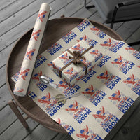 Today We Boom 4th of July Bald Eagle Fireworks Wrapping Paper Roll