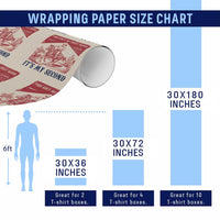 Toddler Baby Boy 2nd Birthday Wrapping Paper Roll This Aint My First Rodeo Its My Second - Wonder Print Shop