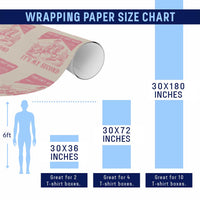 Toddler Baby Girl 2nd Birthday Wrapping Paper Roll This Aint My First Rodeo Its My Second - Wonder Print Shop