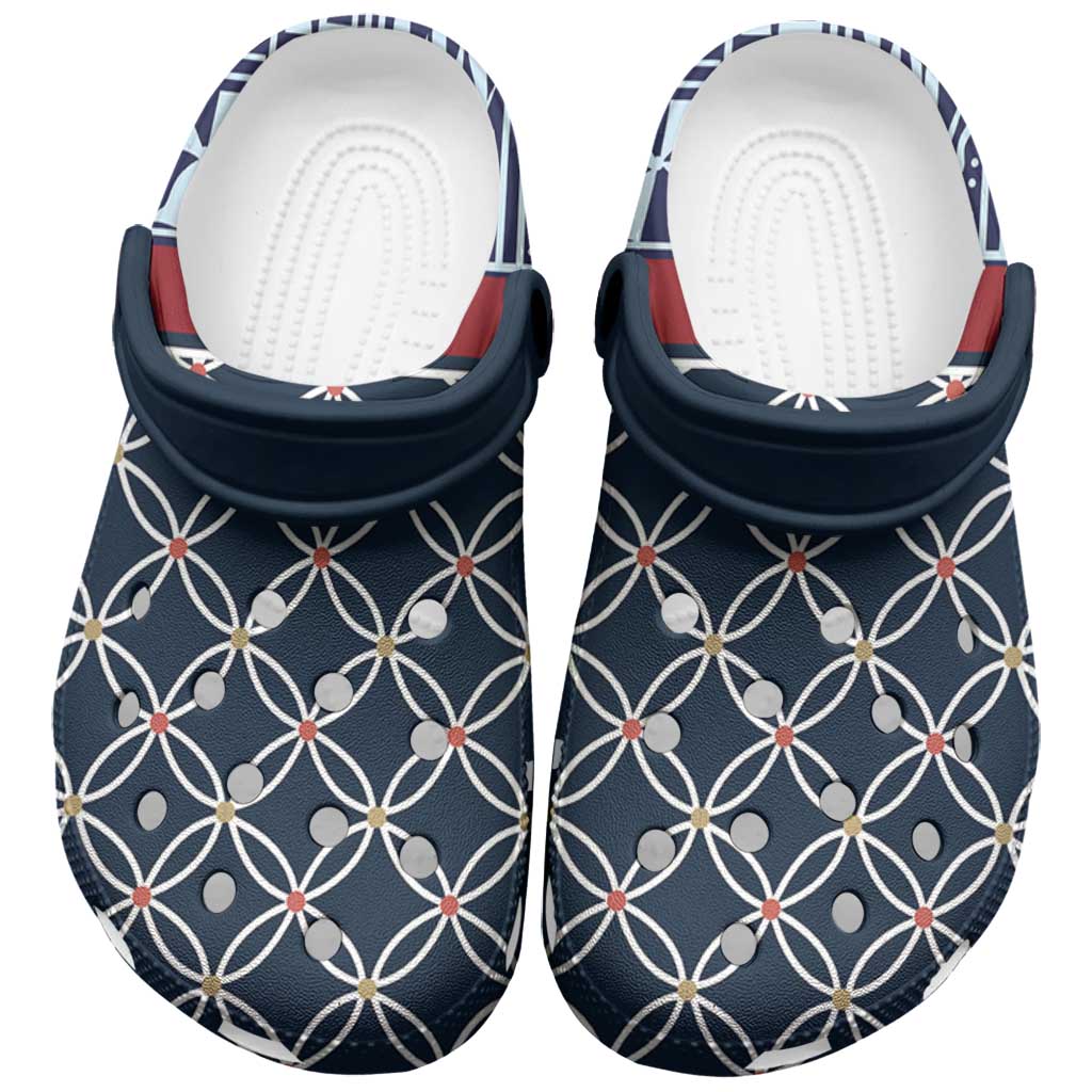Toghu Bamenda Clogs Shoes Cameroon North West Traditional Pattern - Wonder Print Shop