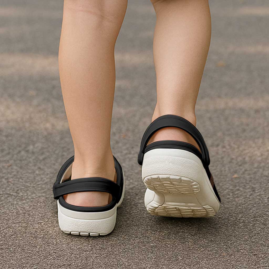 Toghu Clogs Shoes Cameroon Traditional Pattern - Wonder Print Shop