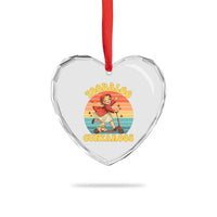 Toodaloo Cuntaroos Heart Crystal Glass Ornament Funny Roller Sassy Girl Sarcastic Humor