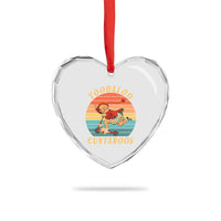Toodaloo Cuntaroos Heart Crystal Glass Ornament Funny Sarcastic Goodbye Humor