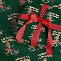 Toodaloo Cuntaroos Retro Scooter Girl Wrapping Paper Roll Funny Offensive Retro Goodbye Meme Dark Humor