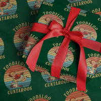Toodaloo Cuntaroos Wrapping Paper Roll Funny Sarcastic Goodbye Humor