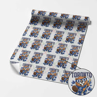 Toronto Ice Hockey Beaver Wrapping Paper Roll Canadian Pride Gift - Wonder Print Shop