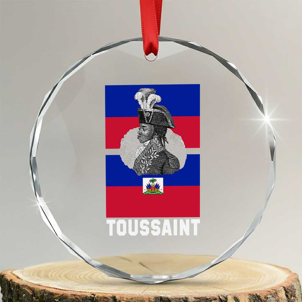 Toussaint Louverture Haitian Revolution Leader Crystal Glass Ornament Vintage General Portrait Haiti Freedom History
